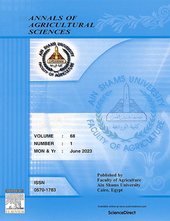 Go to journal home page - Annals of Agricultural Sciences
